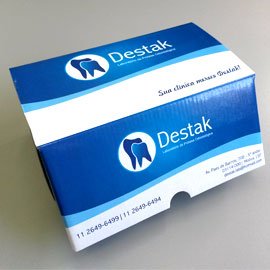 CAIXA PARA PRÓTESE DENTÁRIA LABORATÓRIO DESTAK